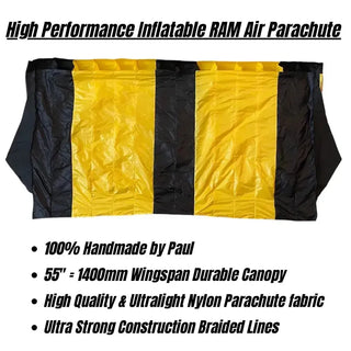 RC Skydiver Pro｜1/4 Scale Paratrooper with 550mm Wingspan Parachute