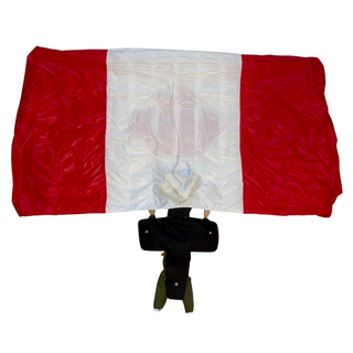 Canadian forces parachute team toy skydiver back view.