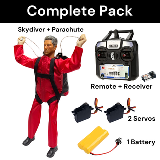 Airborne Ranger RC Fallschirmspringer mit Militärfallschirm - Bundle-Pack - Limitierte Auflage