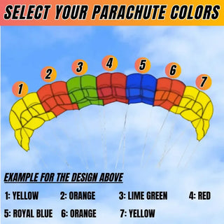 Toy Parachute 1400mm (55") Wingspan - Custom