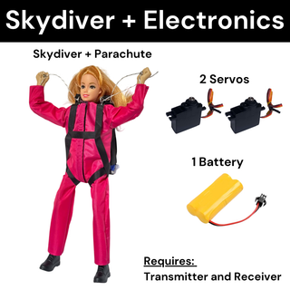 Airborne Ranger RC Fallschirmspringer mit Militärfallschirm - Bundle-Pack - Limitierte Auflage