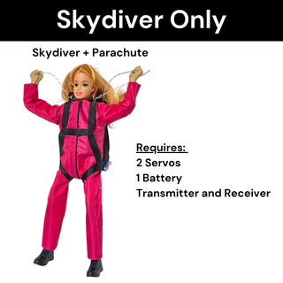 Airborne Ranger RC Fallschirmspringer mit Militärfallschirm - Bundle-Pack - Limitierte Auflage