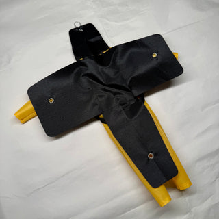 Yellow Jumpsuit with Container for 1/6 Scale RC Skydiver