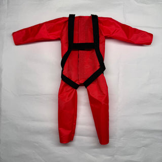Red Jumpsuit with Container for 1/6 Scale RC Skydiver