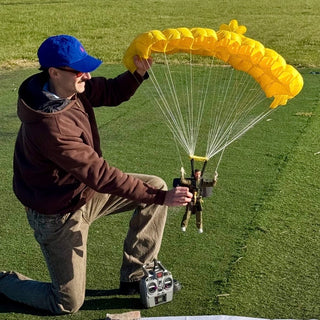 Pack of 2 RC Skydivers - Two Remote Controlled Paratroopers