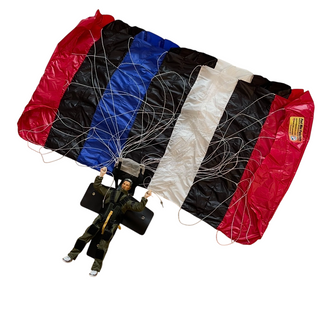 Paracadutista RC personalizzato - Mini paracadutista fatto a mano con paracadute orientabile di colore personalizzato
