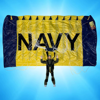 US navy leap frogs parachute team toy.