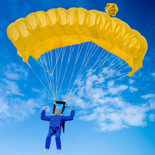 RC Skydiver Pro - Handmade Paratrooper with 1400mm Steerable Parachute - 1/4 Scale