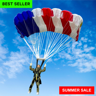 RC Skydiver - Handmade Mini Paratrooper with Steerable Parachute