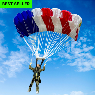 RC Skydiver - Handmade Mini Paratrooper with Steerable Parachute