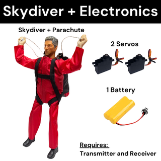 Airborne Ranger RC Fallschirmspringer mit Militärfallschirm - Bundle-Pack - Limitierte Auflage