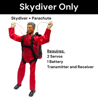 Airborne Ranger RC Fallschirmspringer mit Militärfallschirm - Bundle-Pack - Limitierte Auflage