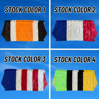 Parachute wings available stock colors.