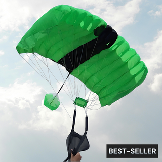 Micro Parachute Jouet de 95cm d'Envergure - Bicolore- Personnalisé