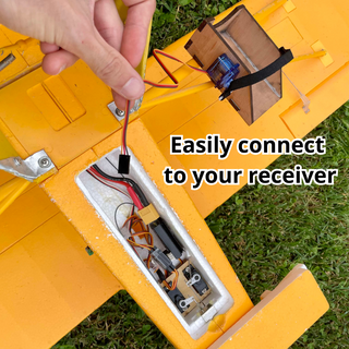 Parachute dropping system cable connection.