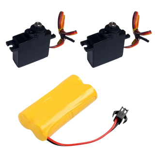 2 Servos + 1 Battery
