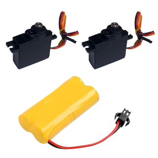 Battery pack with servos for rc plane.