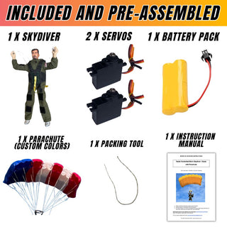 Rtf rc skydiver parts and accessories.