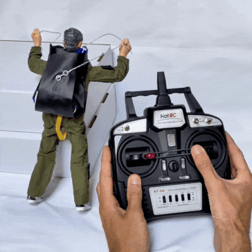 remote controller parachute mini