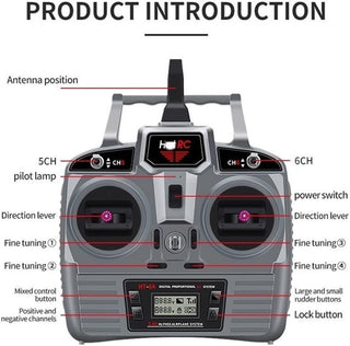 HT-6A remote control specifications.