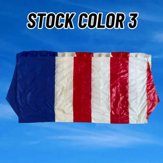 USA flag parachute.