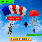Parachutiste RC - Mini Parachutiste Fait Main avec Parachute Télécommandé